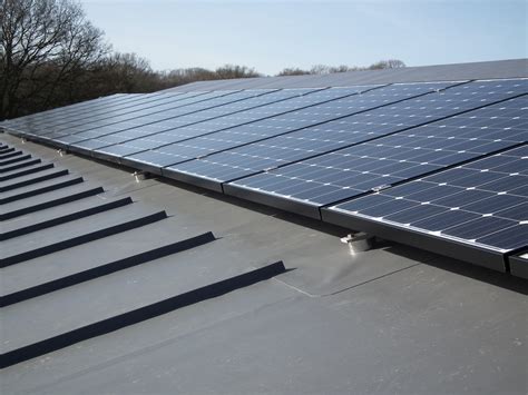 solar panels on epdm roof